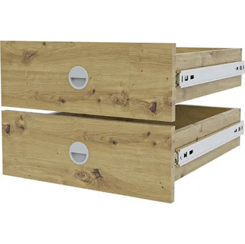 přebalovací pult a komoda Casarredo Zásuvky (2ks) 60x60 ke skříni dub artisan