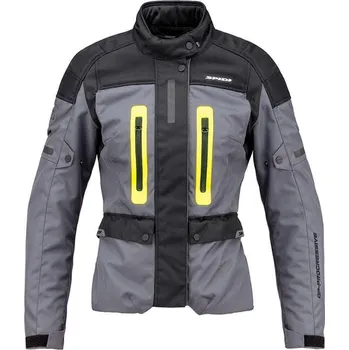 Moto bunda Bunda TRAVELER 3 LADY, dámska (černá/šedá/žlutá fluo, veľ. L)