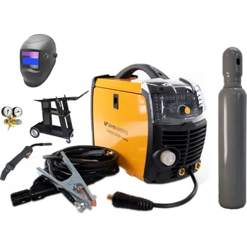 Svářečka DAIHEN VARSTROJ VARMIG 2005D Profimig + hořák + kabely + kukla Panter + ventil + lahev + vozík, záruka 3 roky