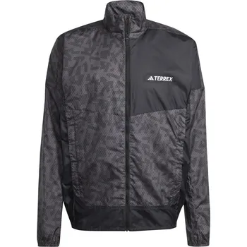 adidas Terrex Trail Running Wind Jacket Charcoal/Black XL