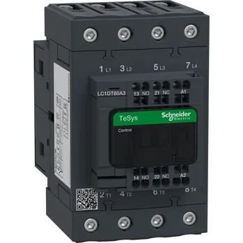 Stykač Schneider Electric LC1DT60A3P7 4P Everlink stykač AC1 415V 60 A pružinové sv. cívky 230V AC 50/60Hz