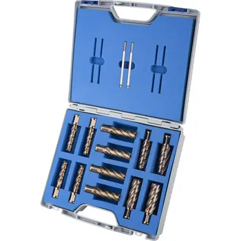 Vrták Karnasch 201973 | Jádrové vrtáky GOLD-DRILL LINE 55 SET PROFI, WELDON 14, 18, 22 mm, sada 12 ks