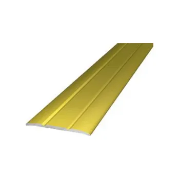 přechodová lišta Přechodový samolepící profil PRINZ š. 38 mm, délka 270 cm,0-2mm, barva zlatá (Podlahová lišta,Přechodová lišta, přechodový profil, hliníkový přechodový profil, bezbariérový práh, kobercové ukončení, lišta na ukočení podlahové krytiny, ukončovací líšta,)