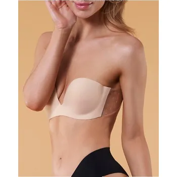 Dámské spodní prádlo Samodržící dámská podprsenka Julimex Wings!Bra Béžová A