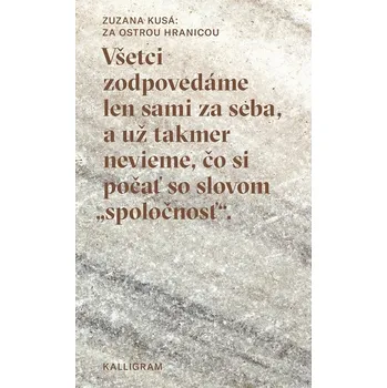 Kniha Za ostrou hranicou