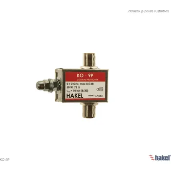 Přepěťová ochrana Hakel 55016 KO - 9P Koaxiální ochrana