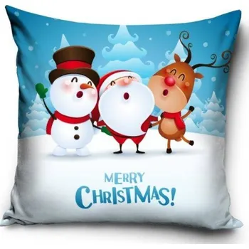 Povlak na dekorativní polštářek Vánoční povlak na polštářek MERRY CHRISTMAS!, 40/40cm, XMAS191107