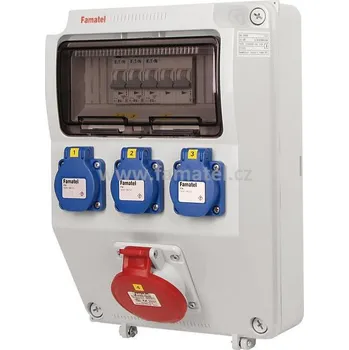 modulární přístroj a rozvaděč Famatel v203 - ZSF30100000.0 /3958 Zás.skříň IP44 jištěná bez chrániče