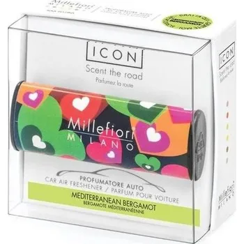 Vůně do auta Millefiori Milano Icon Mediterranean Bergamot / vůně do auta Cuori & Fiori