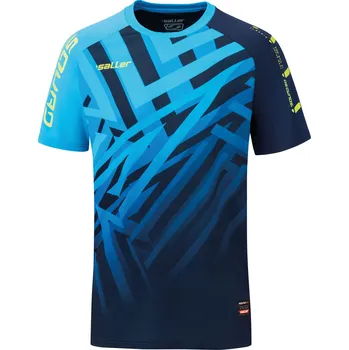 Saller SQUAD50 Tréninkové triko BARVA: 144 světle modrá-tmavě modrá-neon žlutá, Velikost: XL Výkon a styl pro každý trénink