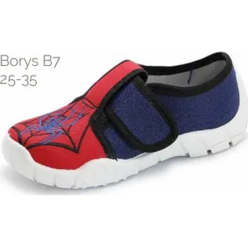 RAWEKS Dětská domácí obuv s vyndávací koženou stelkou BORYS B7 Velikost: 35