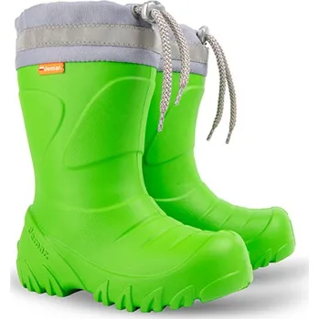 Chlapecká obuv Demar Dětské holínky zateplené MAMMUT S 0300 J zelené 30-31 0300J_30-31