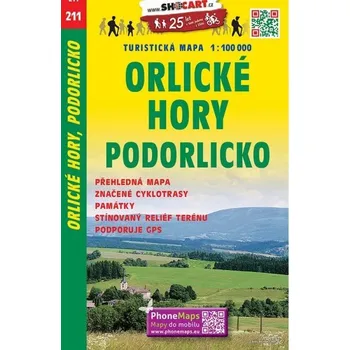 Cestování SC 211 Orlické hory, Podorlicko 1:100 000