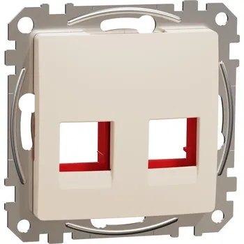 Elektrická zásuvka Schneider Electric SDD112441C Sedna D/E - Kryt pro RJ45 KRONE UTP konektor, Béžová