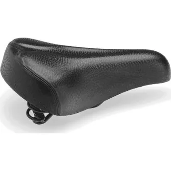 Sedlo na kolo Sedlo SELLE MONTE GRAPPA 510 PUR černé + pružina - Černá, 280x170mm