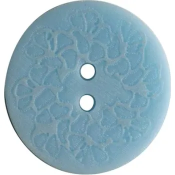 Knoflík Knoflík dámský DILL 251215 PLASTOVÝ TYRKYSOVÝ - Tyrkys, 18 mm
