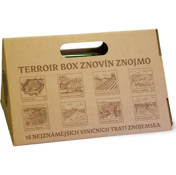 Papírový nosič Pyramida 3&nbsp;×&nbsp;0,75&nbsp;l