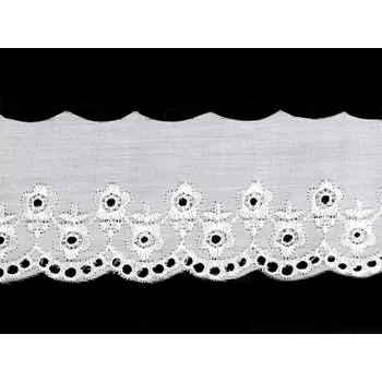 Krajka Madeira - štykování šíře 60 mm METRÁŽ