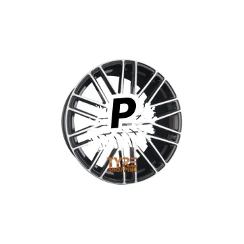 Alu kolo MB-DESIGN KV4 Schwarz Glänzend Lackiert Front Poliert 10.00 x 22 ET 20.00 5x112