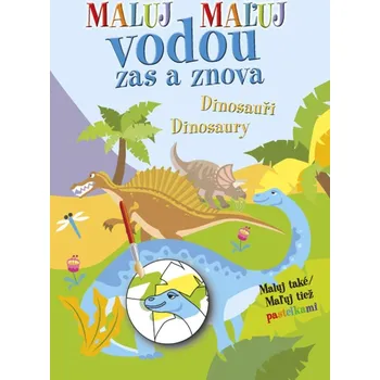 omalovánky Maluj vodou zas a znova Dinosauři