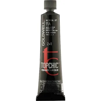 Barva na vlasy Goldwell Color TopchicSpeciální výtahPermanent Hair 11A Světlý blond popel 60 ml (5&nbsp;183,00 Kč / 1 l)
