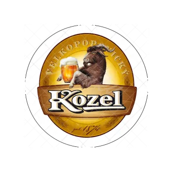 Přisada na vaření a pečení KOZEL etiketa 2, VARIANTA Jedlý papír 1838