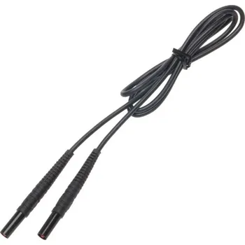 elektrický kabel Sonel 1,2 m černý kabel 1 kV (banánové zástrčky)