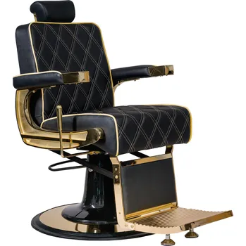 Kadeřnické křeslo Weelko Holičské křeslo CREW GOLD