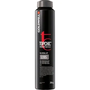 Vlasová kosmetika Goldwell Color TopchicSpeciální výtahPermanentní barva vlasů 12BS Ultra Blond Beige Silver 250 ml (10&nbsp;028,00 Kč / 1 l)