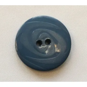 Knoflík Knoflík dámský DILL 250719 PLASTOVÝ MODRÝ - Modrá, 23 mm