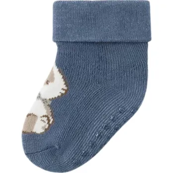 MAYORAL dětské protiskluzové ponožky zajíček modrá EU 21, vel. 86 cm