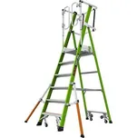 Little Giant - Pojízdný plošinový žebřík s klecí Safety Cage 2.0 model: 6, počet schodů: 6/170 cm