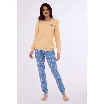 Pánské pyžamo DÁMSKÉ PYŽAMO DR 467/373 SOVY oranžová XXL