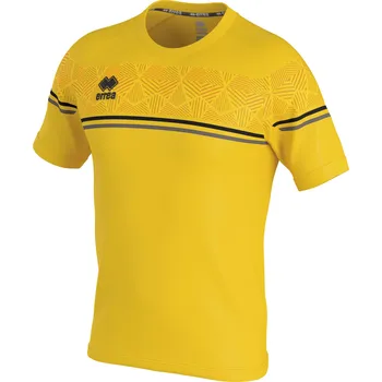 Pánské tričko ERREA´ ERREA dresové triko DIAMANTIS BARVA: žlutá - černá - bílá, Velikost: XXS