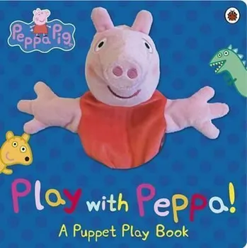 Cizojazyčná kniha Peppa Pig: Play with Peppa Hand Puppet Book