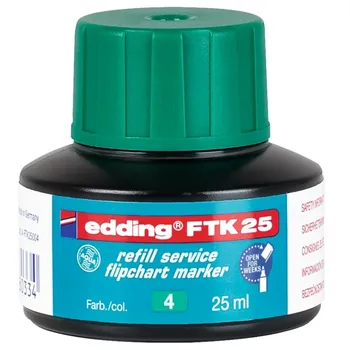 Edding FTK 25 náhradní inkoust pro fixy na flipcharty zelený