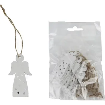 Vánoční dekorace Andílek k zavěšení, 10 ks D6648