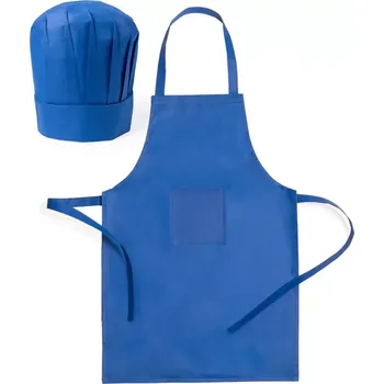 Kuchyňská zástěra Mincok kuchařský set pro děti - modrá - AP741622-06