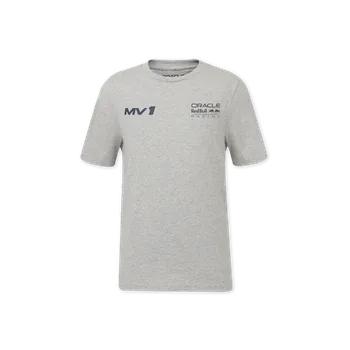 Chlapecké tričko Dětské tričko Max Verstappen - Red Bull Racing F1 HELMET šedé JL - 152 CM