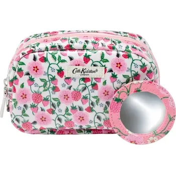 Heathcote & Ivory Cath Kidston Strawberry Kosmetická taška se zrcátkem