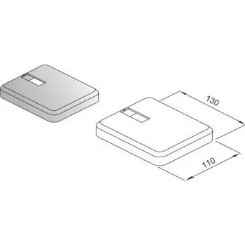Radiátor Krytka základové desky pro konzolu vnější, Korado Z-U440