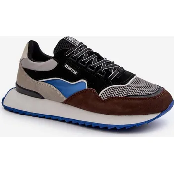 Pánská běžecká obuv Pánské tenisky Big Star NN174320 s paměťovou pěnou - Barva: Černá, Velikost: 43