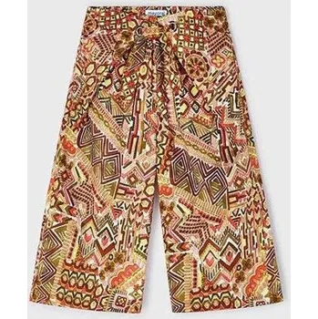 Dívčí kalhoty dětské letní kalhoty culotte Mayoral 3536-10 velikost 122