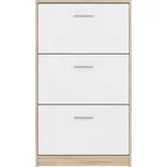 BRW Nepo Plus botník SFB3K Dub sonoma/Bílá