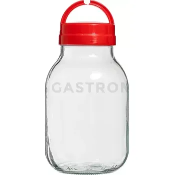Sklenice Zavařovací sklenice Twist-off 3 l s plastovým víčkem s držadlem Ø 100/6 | BROWIN, 133303