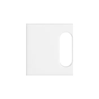 Dveřní kování Dolní štít na klíč CORONA U- Bílý matný