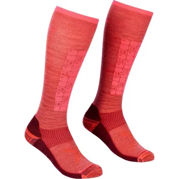 Pánské termoprádlo Dámské ponožky ORTOVOX Ski Compression Long Blush - 42-44