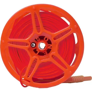 Sonel 50 m červený kabel pro měření uzemnění na cívce (banánové špunty)