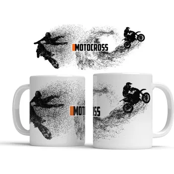 Hrnek Motocross - Oranžová