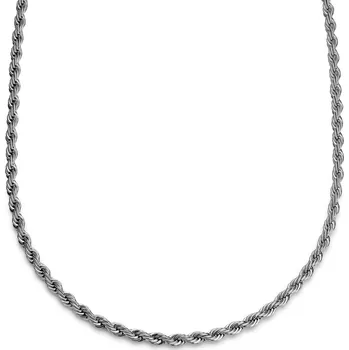 Náhrdelník Essentials | 6mm točený řetízek stříbrné barvy - Lucleon